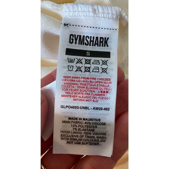 NWT Gymshark Women’s Whitney Remover Crop Hoodie S - Picture 6 of 10